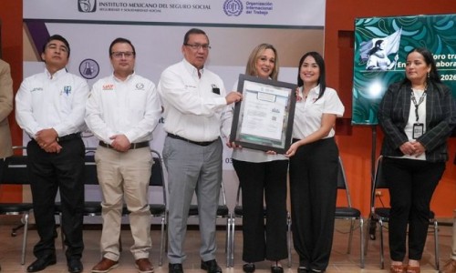Recibe CENDI UAT reconocimiento del IMSS por promover entornos laborales seguros y saludables